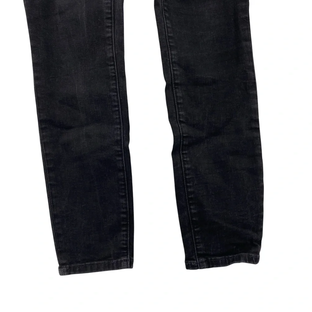 J. Crew 8” Mid Rise Skinny Jeans in Black